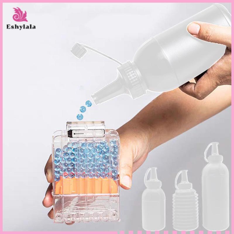 Eshylala 2 Chiếc Chụp BB Balls Thiết Bị Gel Tốc Độ Nước BB Loader Chai Có Thể Mở Rộng Paintball Phụ 