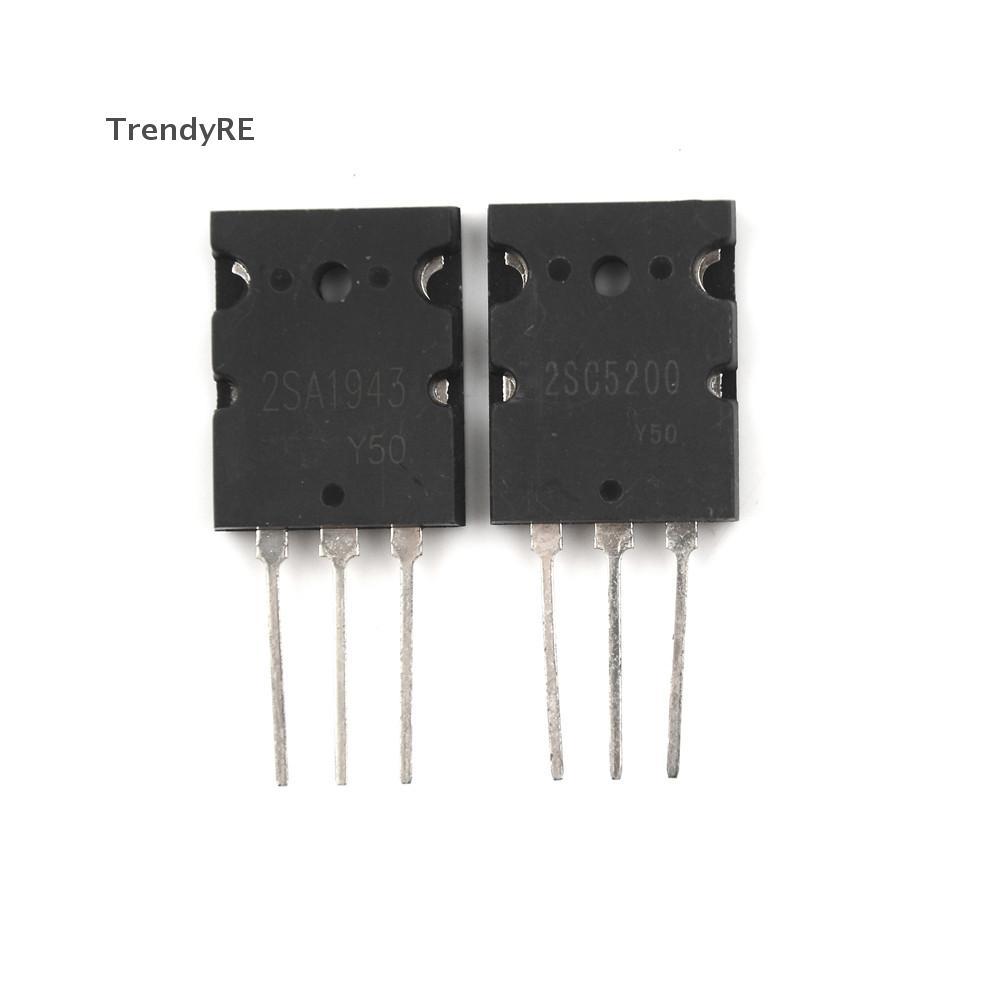 [Hợp thời trang] Mới 1 đôi HOẶC 2 chiếc Transistor TO-3PL 2SA1943-O 2SC5200-O 2SA1943 2SC5200 A1943 