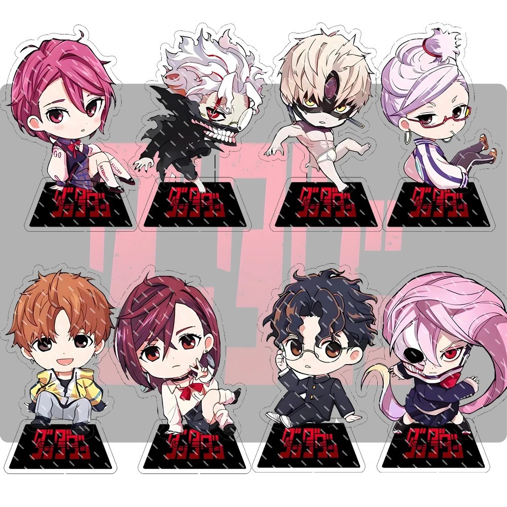 Standee Anime Dandadan Mô hình Mica nhân vật Okarun Momo Ayase Jiji phụ kiện trang trí bàn học quà t