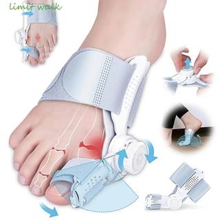 GIỚI HẠN WALK Bunion Corrector, Núm có thể điều chỉnh Ngón chân tách rời Valgus Orthosis, Chỉnh sửa Hiện vật Thiết kế chỉnh hình Máy duỗi ngón chân Valgus Toe Separator Chăm sóc bàn chân
