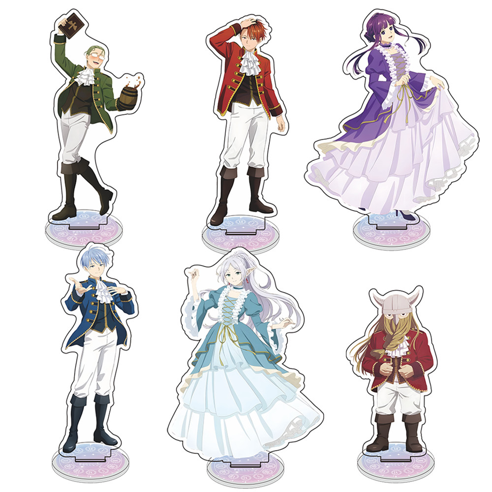 Anime Frieren: Beyond Journey's End Frieren at the Funeral Cosplay Acrylic Figure Stand Model Plate 