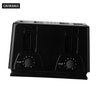 4 lát Máy nướng bánh mì đa chức năng Bảng điều khiển độc lập đôi tự động có thể điều chỉnh cho bánh quế Sandwich Bagels