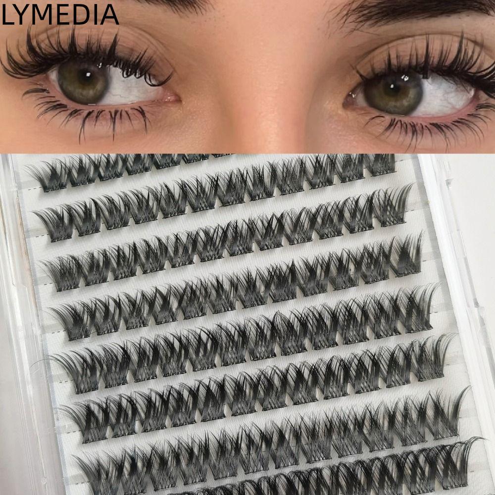 LYMEDIA Lông mi giả, Mink Manga Lông mi giả tự dính, Lông mi mắt thủ công dày