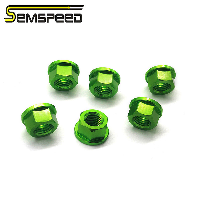 Đa Năng Cho Xe Honda CBR650R CB650R ZX6R ZX10R M10 * 1.25 Bánh Sau Bánh Xe Trục Đai Ốc Vít Lục Giác 