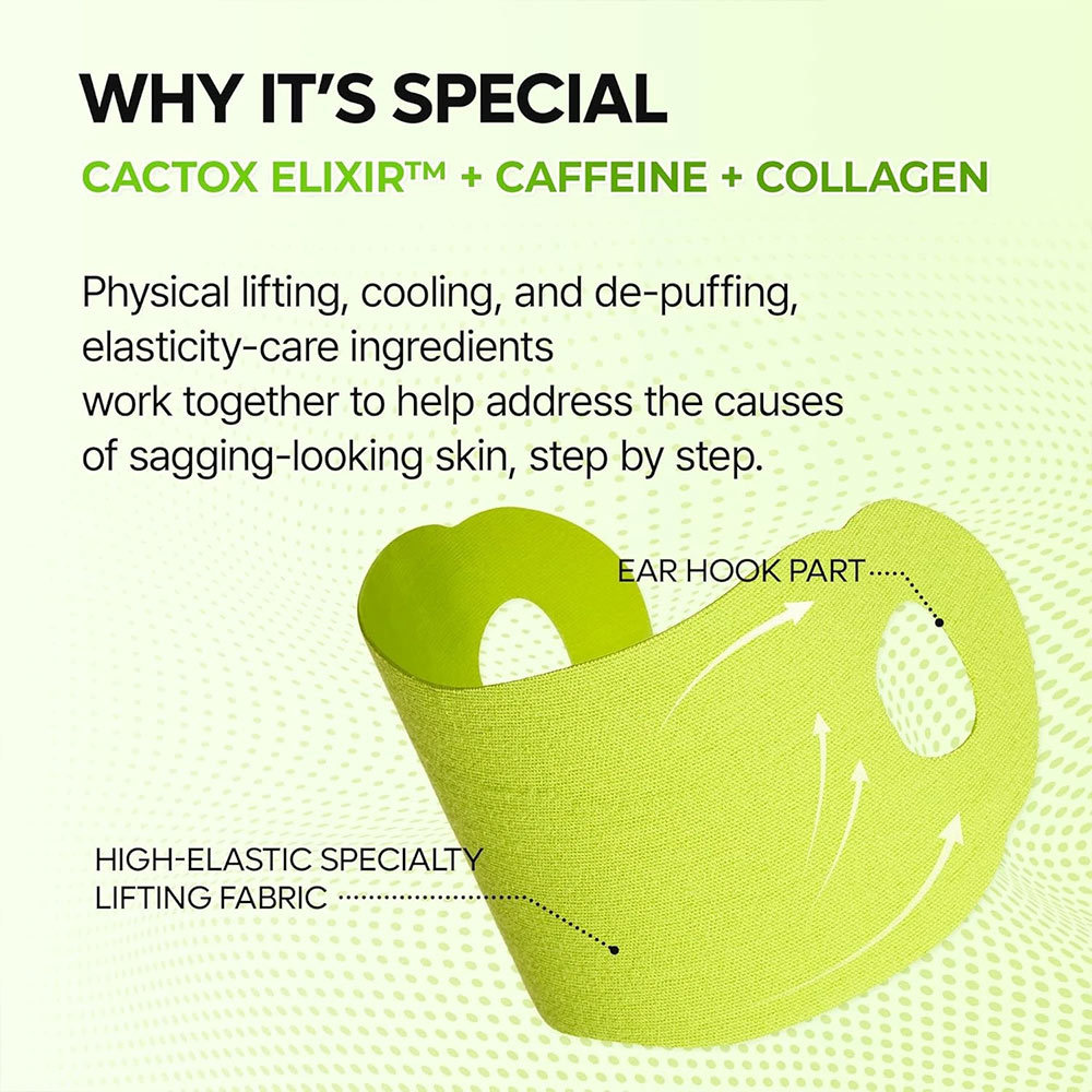 Dr.Melaxin CACTOX V-LIFTING MEWING BAND with Cactus Cooling Reduce Puffiness