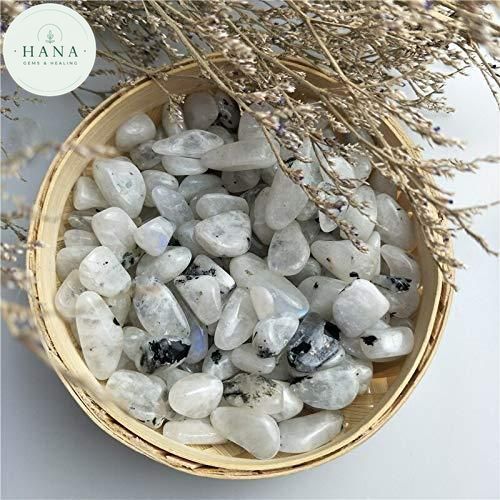 Đá Mặt trăng MoonStones tự nhiên làm handmade trang trí thiền reiki Hana Gems & Healing
