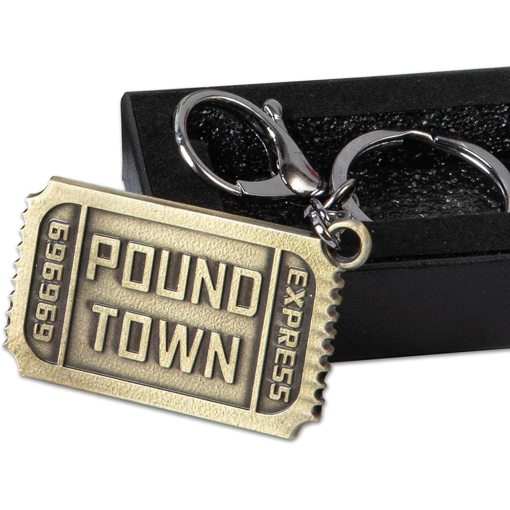 APLUSWER Pound Town Vé Móc Khóa Vé Đến Thị Trấn Hạnh Phúc Móc Khóa Quà Tặng Kỷ Niệm Sinh Nhật Ngày L