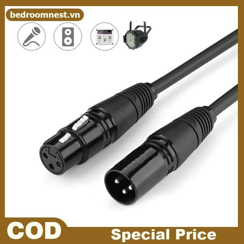 PHÒNG DMX 3-PIN DMX512 Cáp Nam Đến Nữ LED PAR Đèn sân khấu Đường tín hiệu DMX Thiết bị Dj Dòng tín h