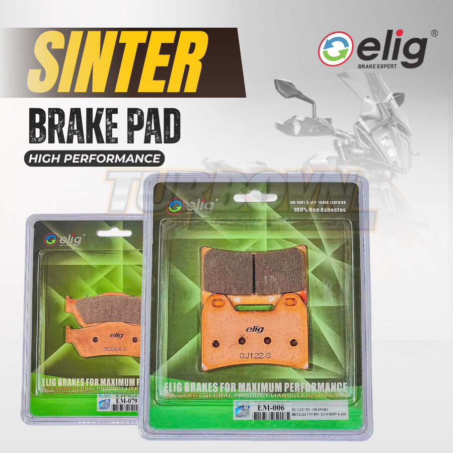 BỐ THẮNG ELIG SINTER KTM DUKE 790/ 890 ADVENTURE 2019-2023 ( T-006, S-082 )