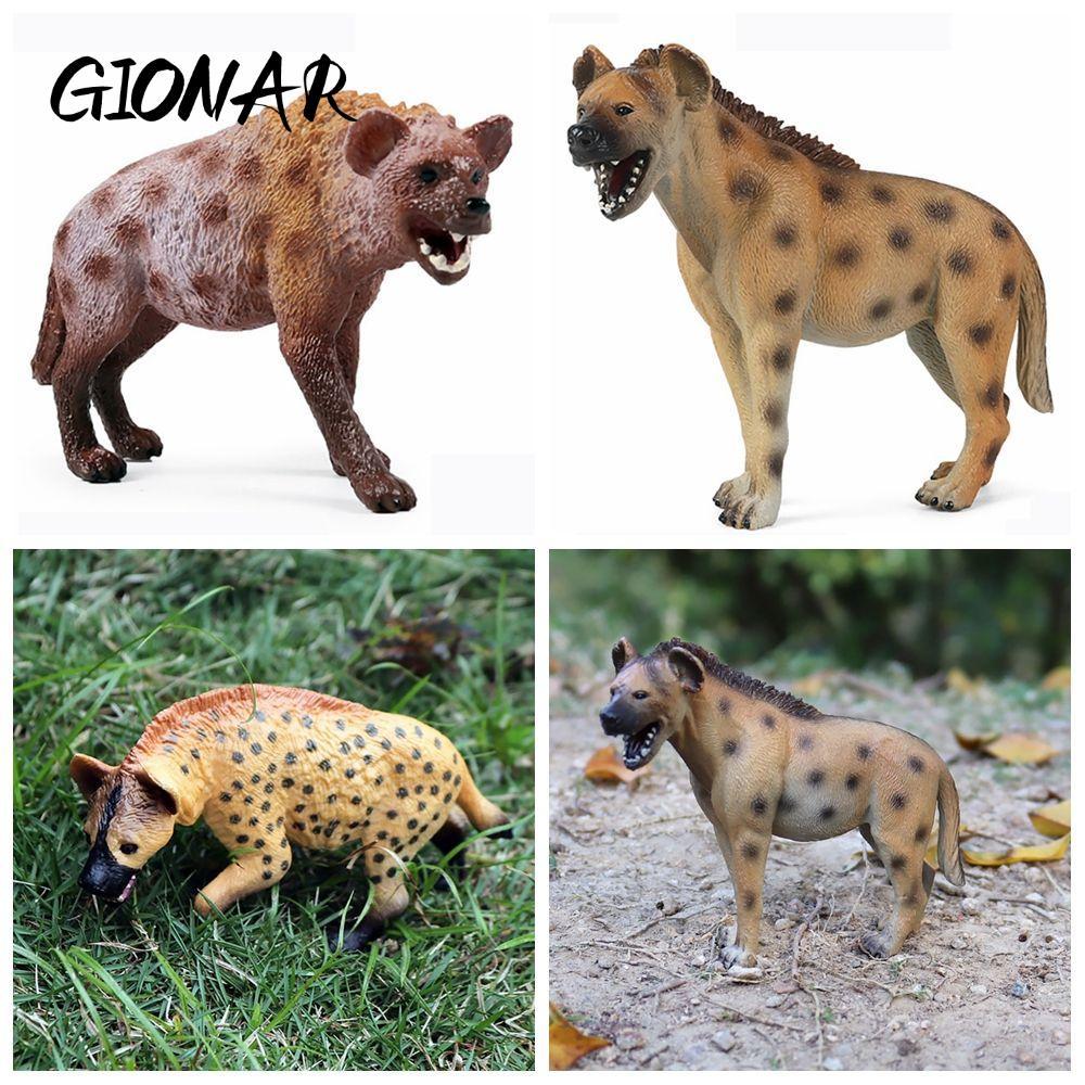 GIONAR Spotted Hyena Model Đồ chơi giáo dục Trẻ em Nhận thức Khoa học & Mô phỏng Động vật hoang dã
