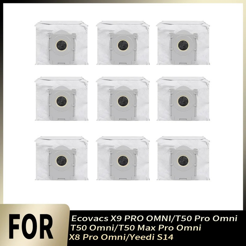 Túi đựng bụi chất lượng cao cho Ecovacs X9 PRO OMNI T50 Pro Omni T50 Omni T50 Max Pro Omni X8 Pro Om