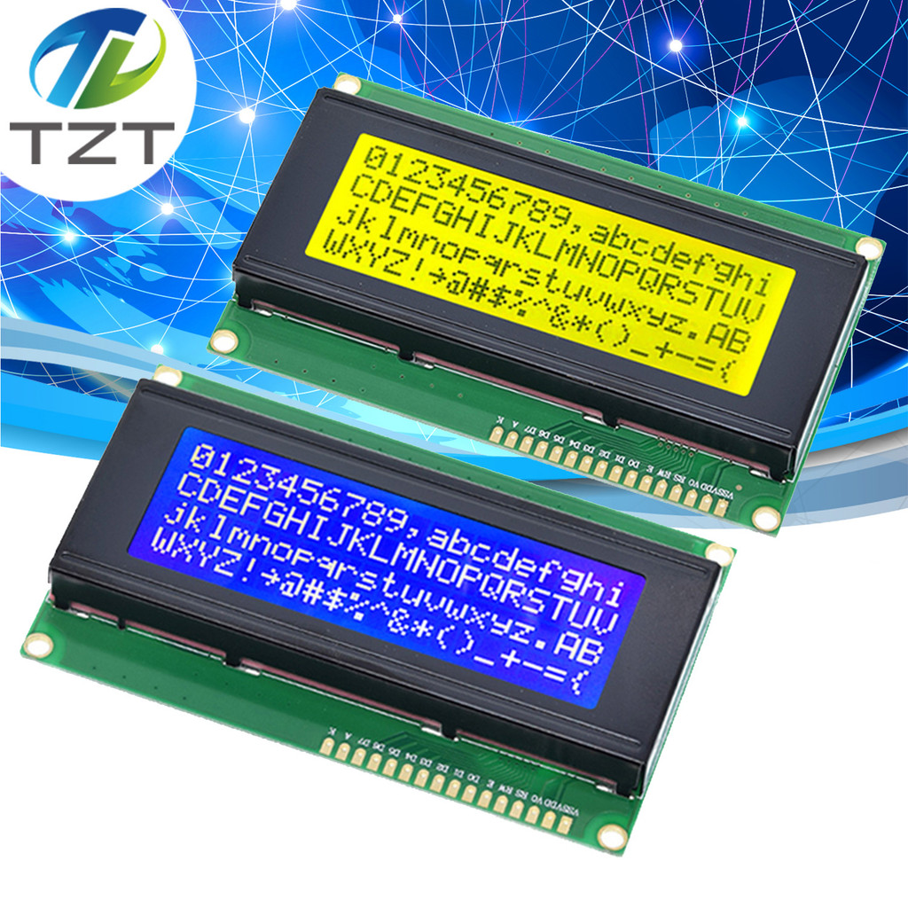 Lanping 2004A Màn Hình LCD J204A Nhân Vật Hiển Thị Mô Đun LCD 20 * 4 5V LCD / LCM Màn Hình Xanh Vàng