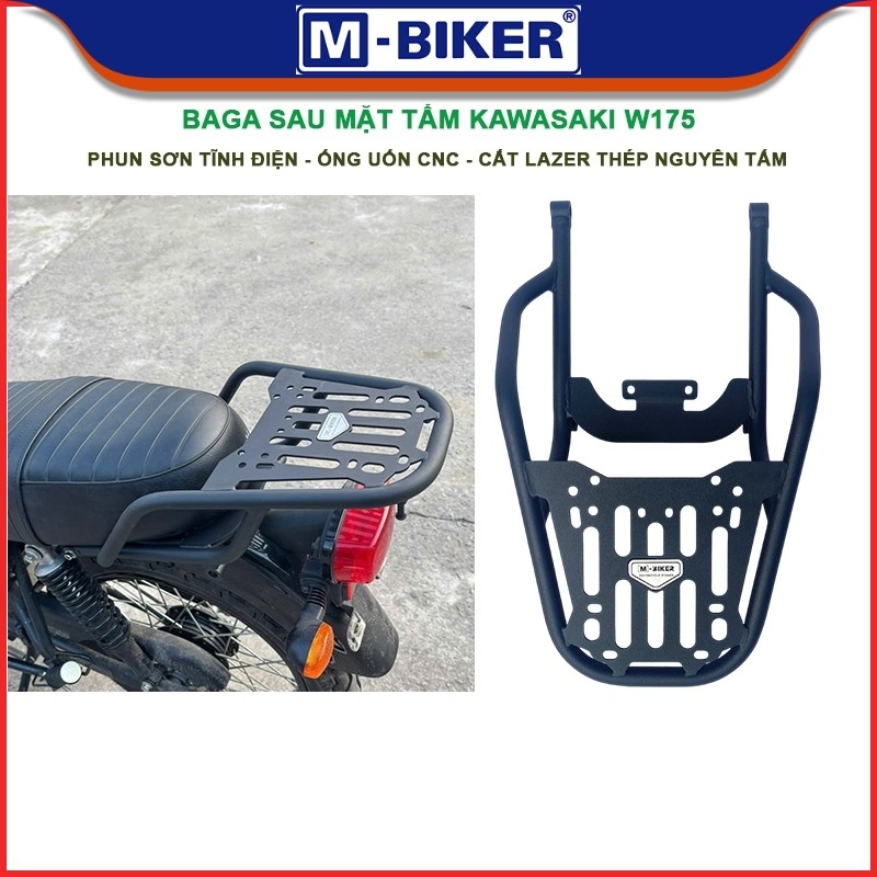 Baga sau W175, Baga sau Kawasaki W175, Cảng sau gắn thùng dành cho Kawasaki W175 chính hãng MBIKER