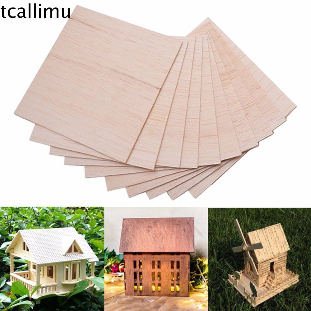TCALLIMU Gỗ Basswood Gỗ Gỗ Gỗ Gỗ Máy Bay Tàu Đồ Chơi Mô Hình Làm Vật Liệu Xây Dựng Mô Hình Gỗ DIY Gỗ