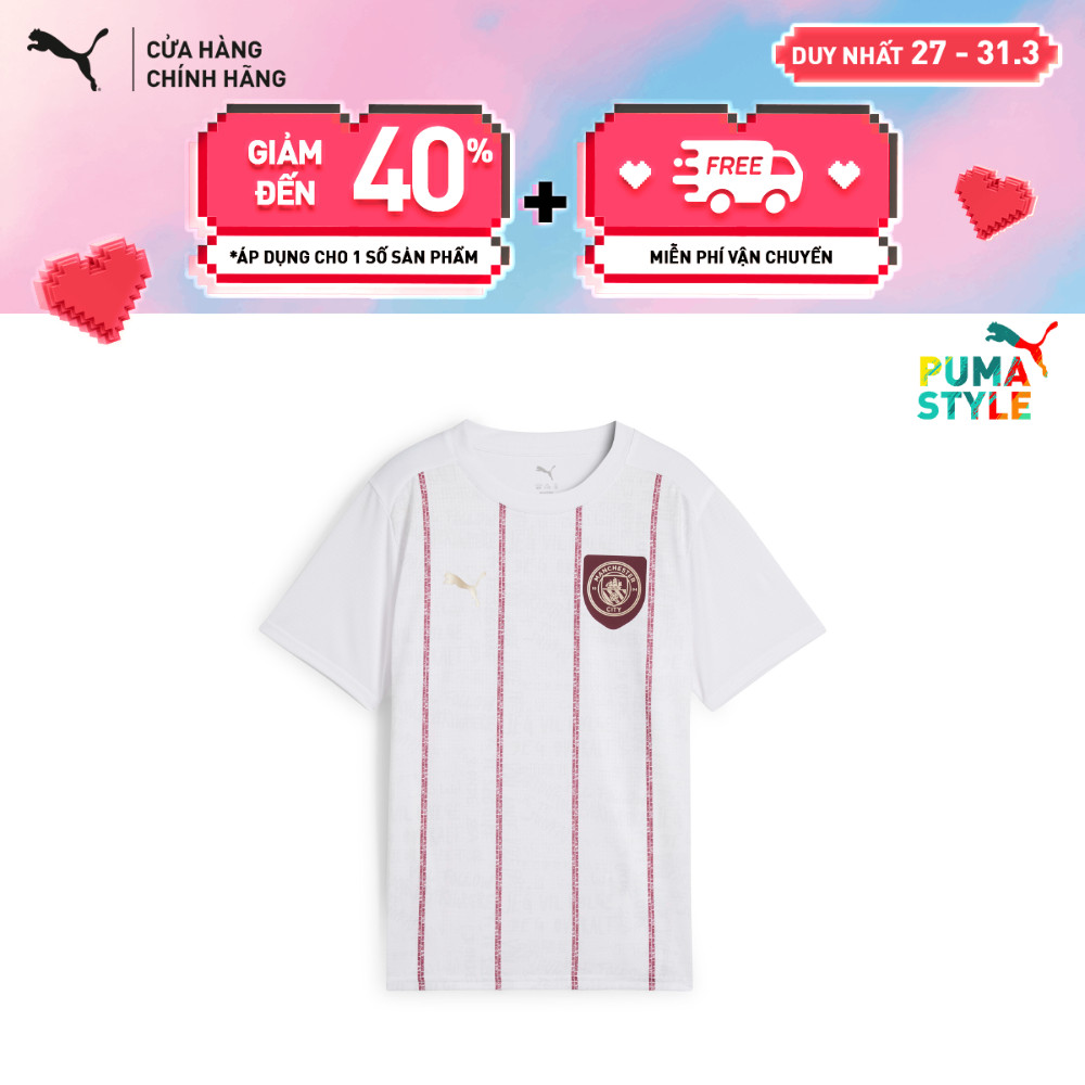 Áo Thun Thể Thao Trẻ Em Unisex PUMA MCFC Prematch SS Jersey Jr