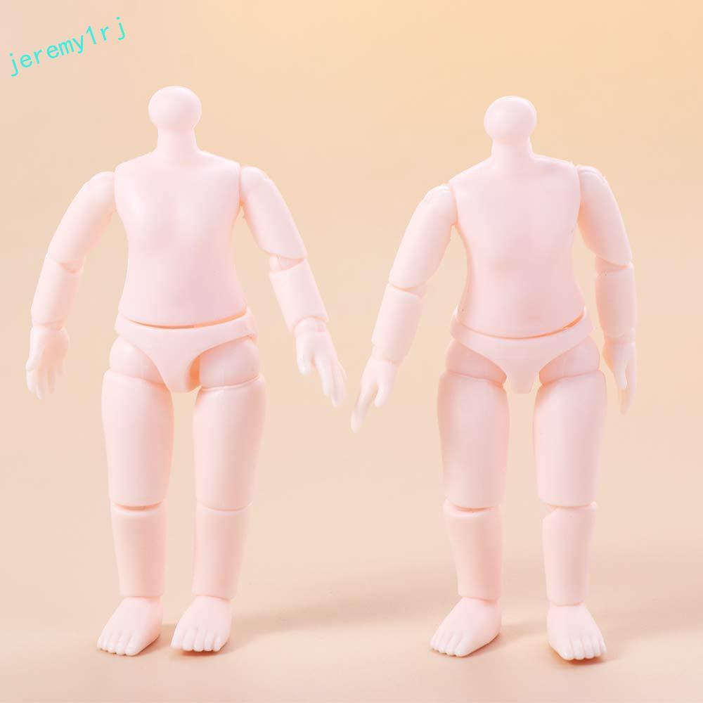 JEREMY1RJ Đồ chơi búp bê khỏa thân, Thân búp bê cao 9,5cm đa khớp, Đồ chơi DIY Dress Up Hình thể Hìn