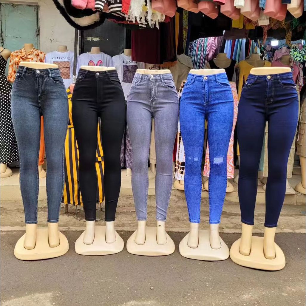 Mới Nữ Quần jean Skinny Nữ Quần jean Skinny Co Giãn Quần jean Nữ Bút Chì jean