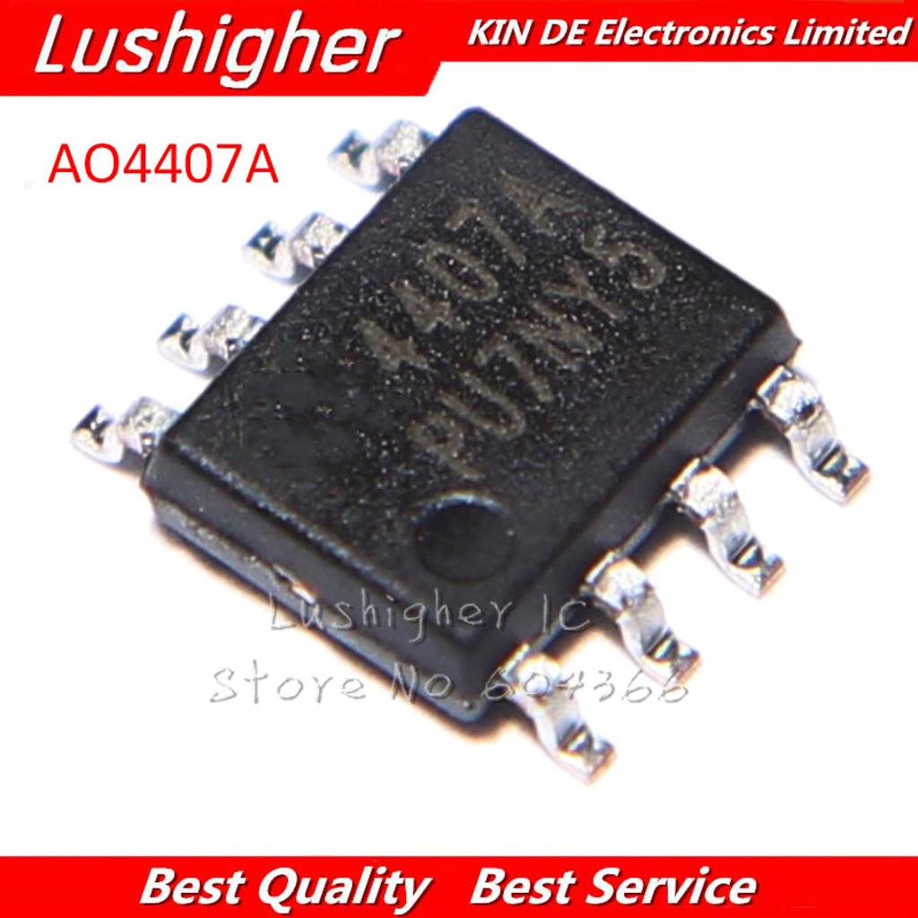20 chiếc AO4407A SOP8 AO4407 SOP 4407 30V MOSFET kênh P