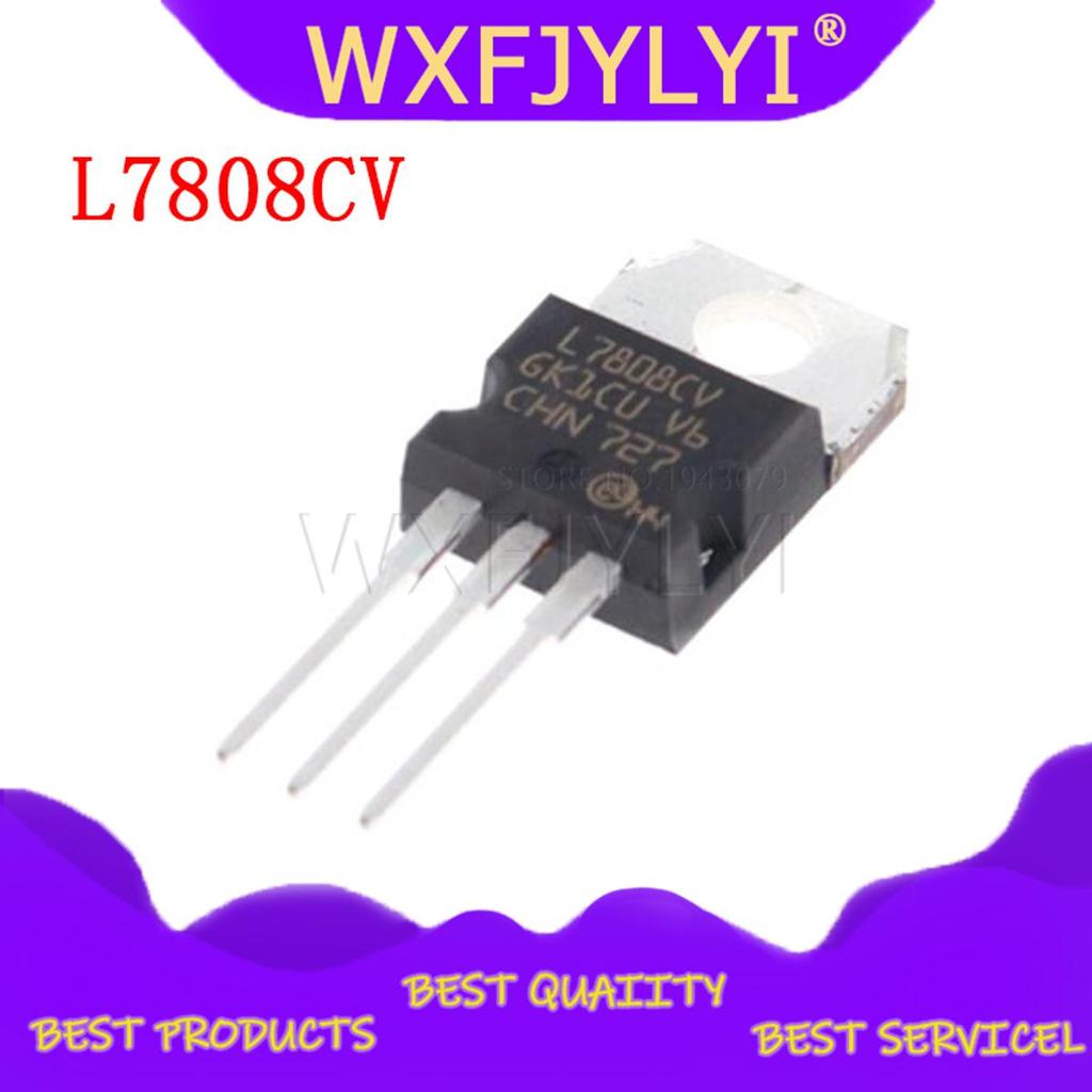 10 CÁI L7808CV TO220 L7808 TO-220 7808 LM7808 MC7808 IC mới và nguyên bản