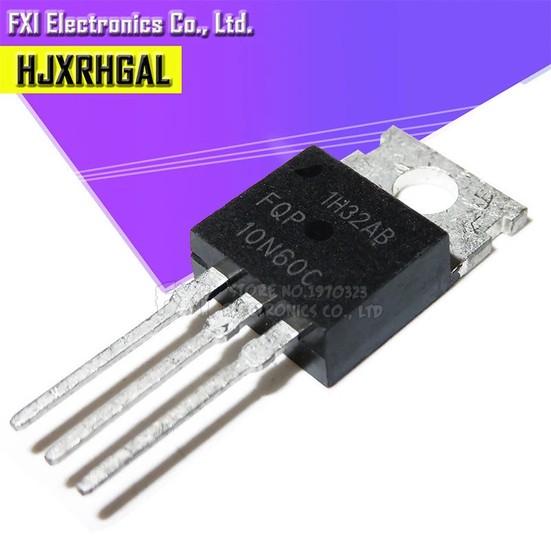 10 CÁI FQP10N60C 10N60C TO-220 10N60 TO220 MOS FET bóng bán dẫn Mới nguyên bản