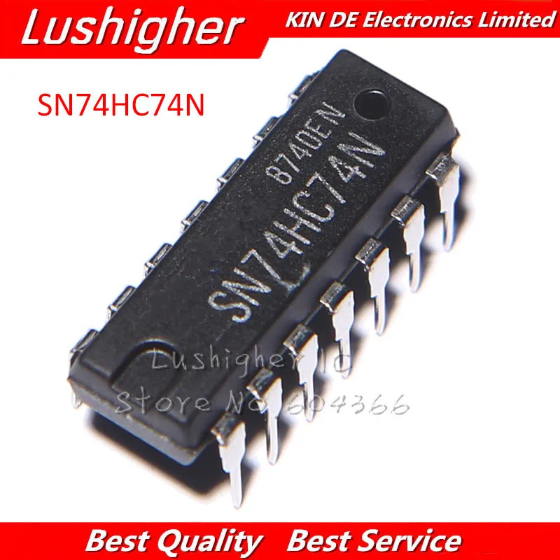 100 CHIẾC 74HC74 DIP SN74HC74N DIP14 SN74HC74 IC gốc mới