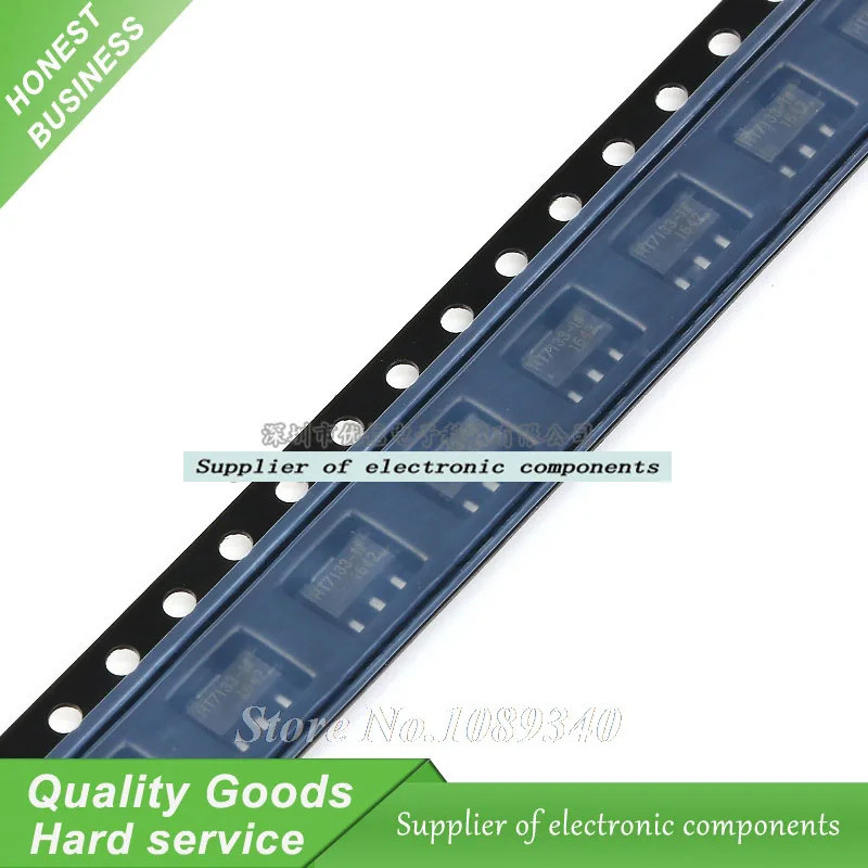 10 CHIẾC HT7133-1 HT7133 7133 SOT-89 Bộ điều chỉnh ba đầu Mới Ban đầu Miễn phí Vận chuyển