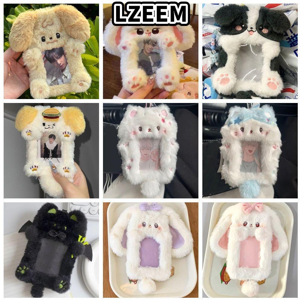Hộp đựng thẻ ảnh LZEEM, Thẻ Photocard sang trọng hình thỏ / chó / mèo, Thỏ tai to dễ thương / Thẻ đa