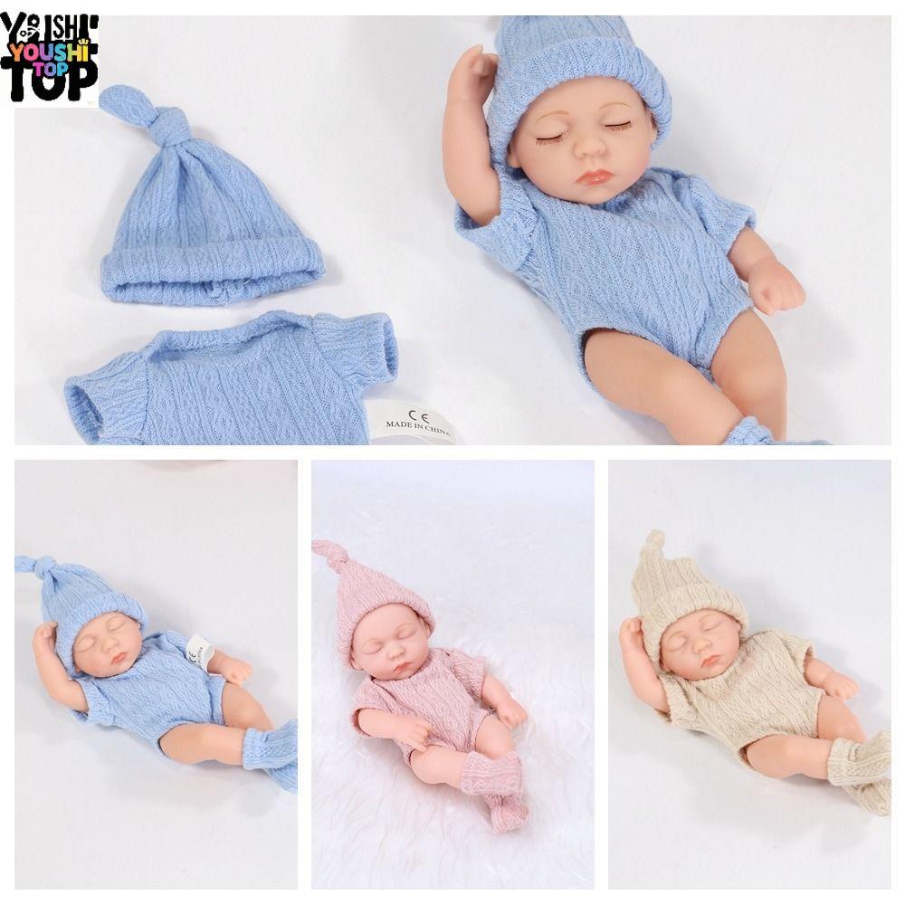 YOUSHI TOP Bebe Doll sống động như thật Cảm ứng mềm mại cho trẻ mới biết điĐồ chơi
