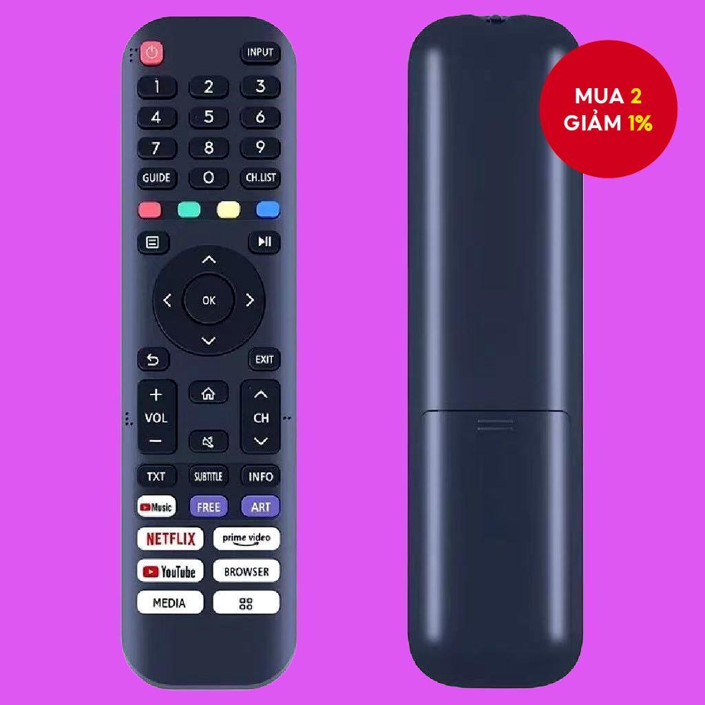 Điều khiển từ xa MEGRA HDR, phù hợp với dòng sản phẩm HISENSE VIDAA DEVANT Smart 45 4K BT8 A9 4K UHD