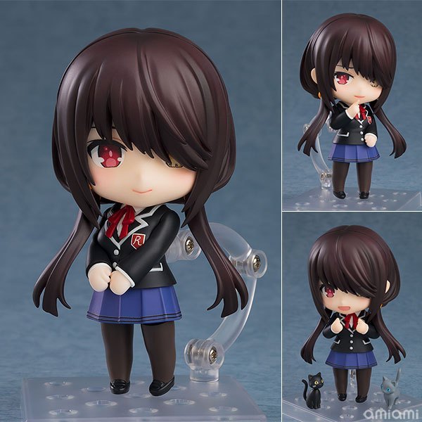 12cm FuLL BoX  Mô Hình Nendoroid Date A Live Kurumi Tokisaki School Uniform