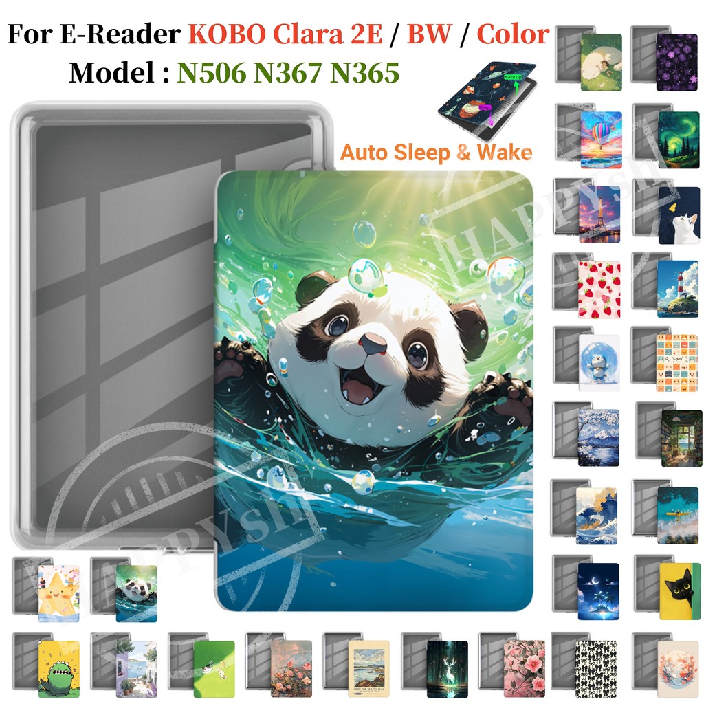Dành Cho 6.0 "Kobo Clara BW 2024 N365 Kobo Clara Color N367 Kobo Clara 2E N506 E-Book Reader Case Ac
