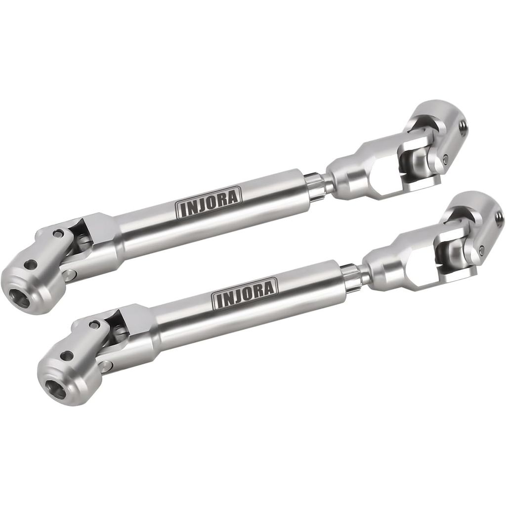 Trục truyền động bằng thép không gỉ INJORA cho FMS FCX10 K5 Nâng cấp Bánh xích RC 1 / 10, 104-139mm