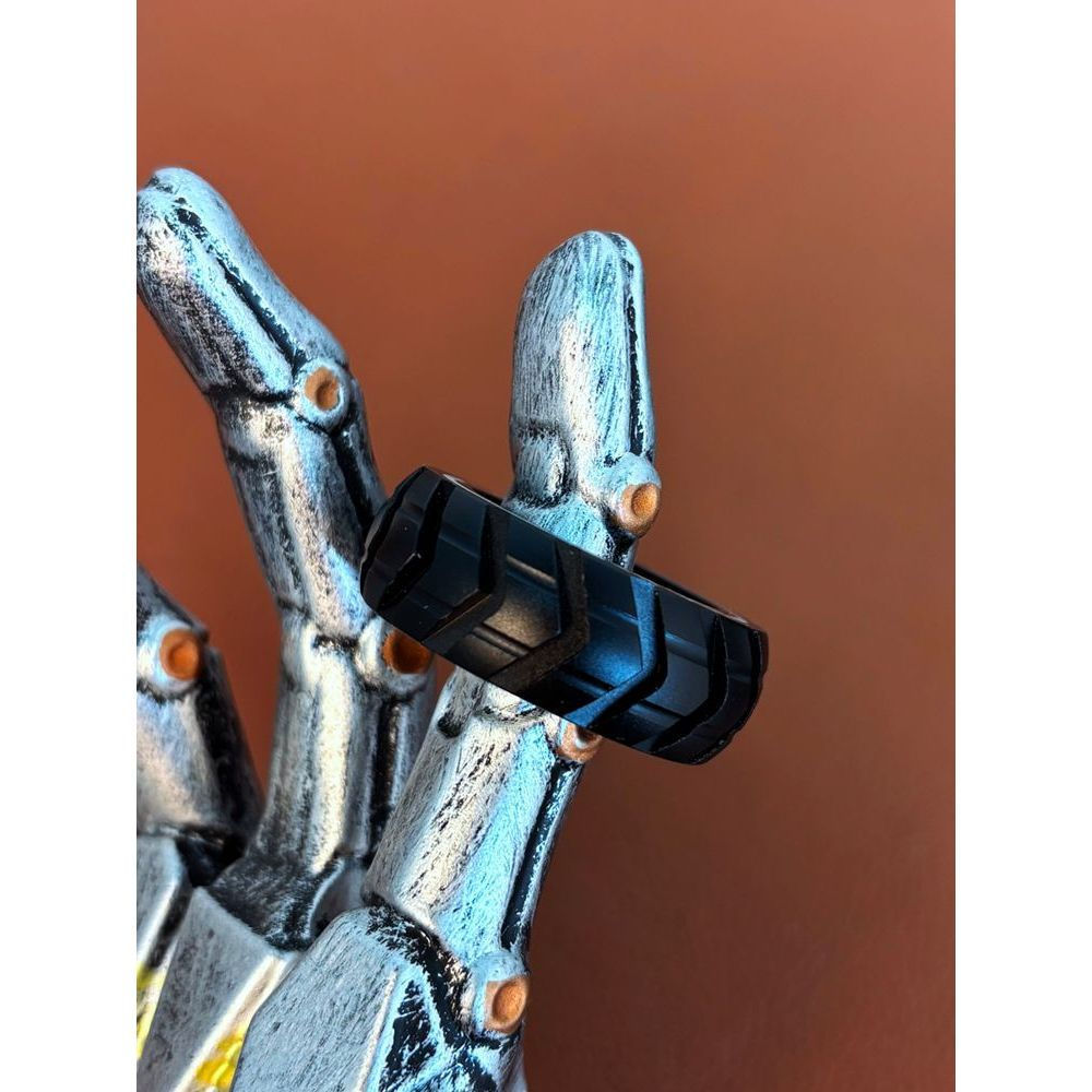 New Product#edc Stress Relief Mechanic Toy Paragraph Ring Snap Creative Ring Fidget Spinner Artifact