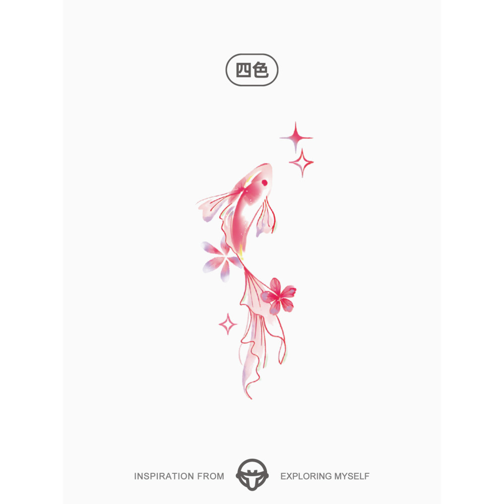 hình xăm 15 ngày xăm 15 ngày Nước Hoa Hình Xăm Nhiều Màu, Chống Thấm Nước, Lâu Phai Màu Dopamine