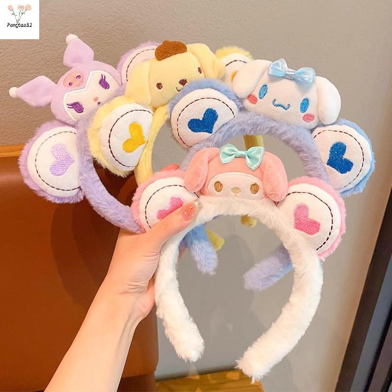 Băng Đô Hoạt Hình Sanrio (Kuromi, My Melody, Cinnamoroll) - Phụ Kiện Tóc Sang Trọng cho Bé Gái, Quà 