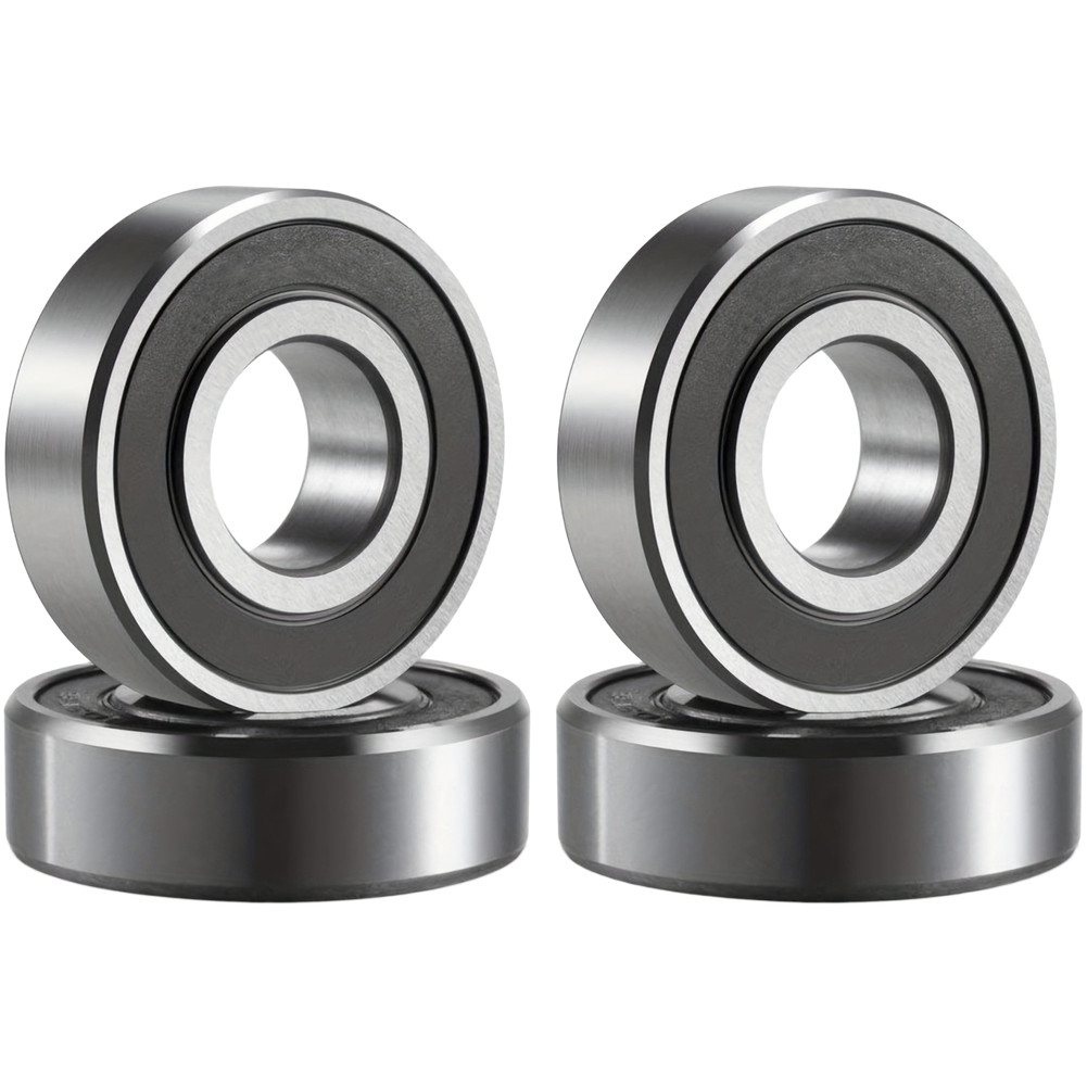 UNDIE❤️4pcs Deep Groove Ball Bearing 6202RS 15mm x 35mm Silent Bearing Steel for Motor