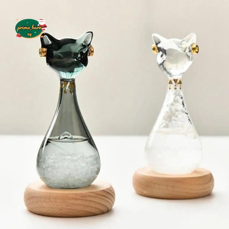 Storm Weather Predictor Cat Barometer Dự báo Trạm thời tiết Cloud Storm Crystal Weather Dự báo thời 