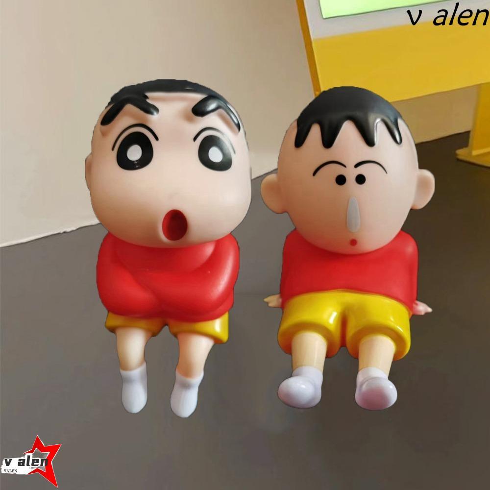 Giá đỡ điện thoại STYRX Crayon Shin-Chan, Shinnosuke Nohara PVC Doll Crayon Shin-Chan Hình, Giá đỡ đ