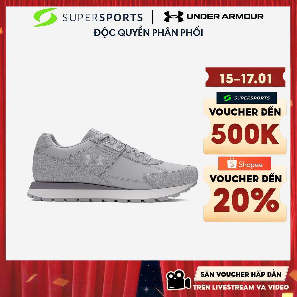 Giày Sneaker Nam Under Armour Essential Runner - Xám - 3028408-107