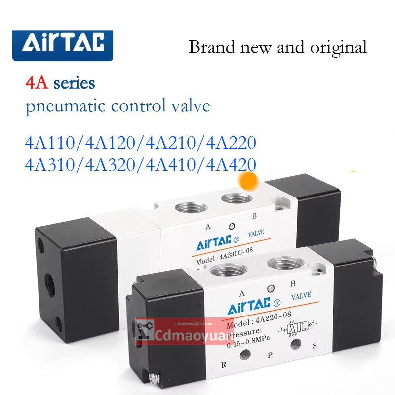 Van điều khiển không khí Airtac 4A110 / 4A120 / 4A210 / 4A220 / 4A310 / 4A320 / 4A410 / 4A420-M5-06-