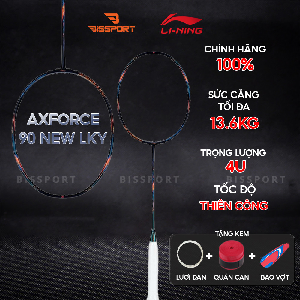 Vợt Cầu Lông Lining Axforce 90 New LKY Chính Hãng - Bền - Ổn Định Cao - Thiên Công - Phông Cầu Sâu –