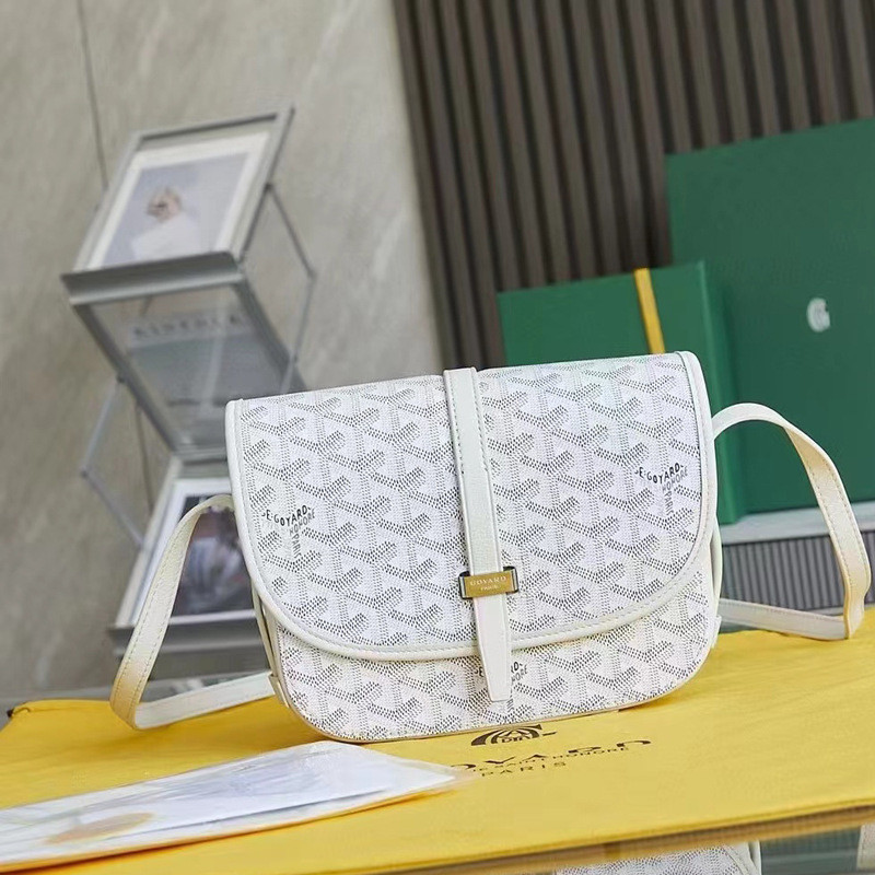 2024 Cổ Điển Goyard Goyard Túi Nam Nữ Cùng Phong Cách Yên Túi Goyard Một Vai Messenger Đi Lại Túi 1.
