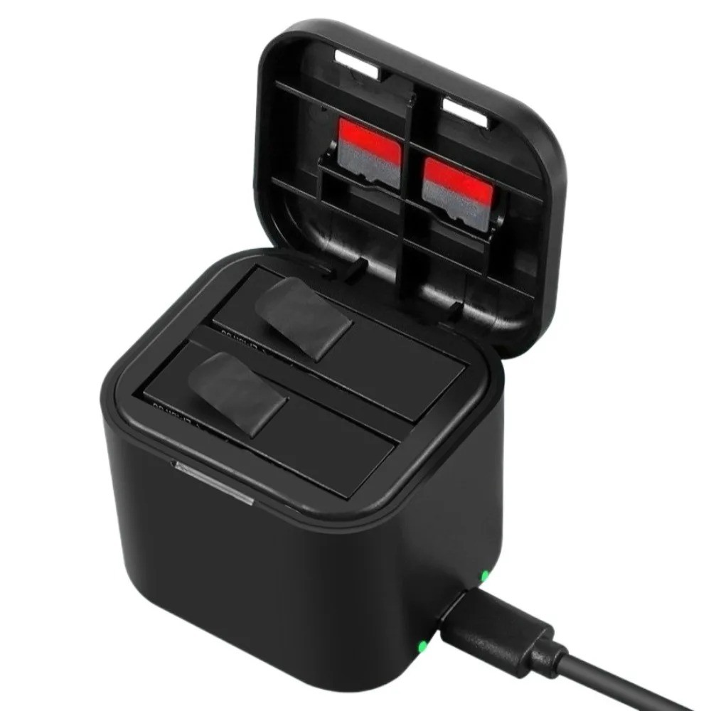 Hộp đựng pin kép có khe cắm thẻ nhớ cho Insta360 Ace Pro / Pro 2 / Ace