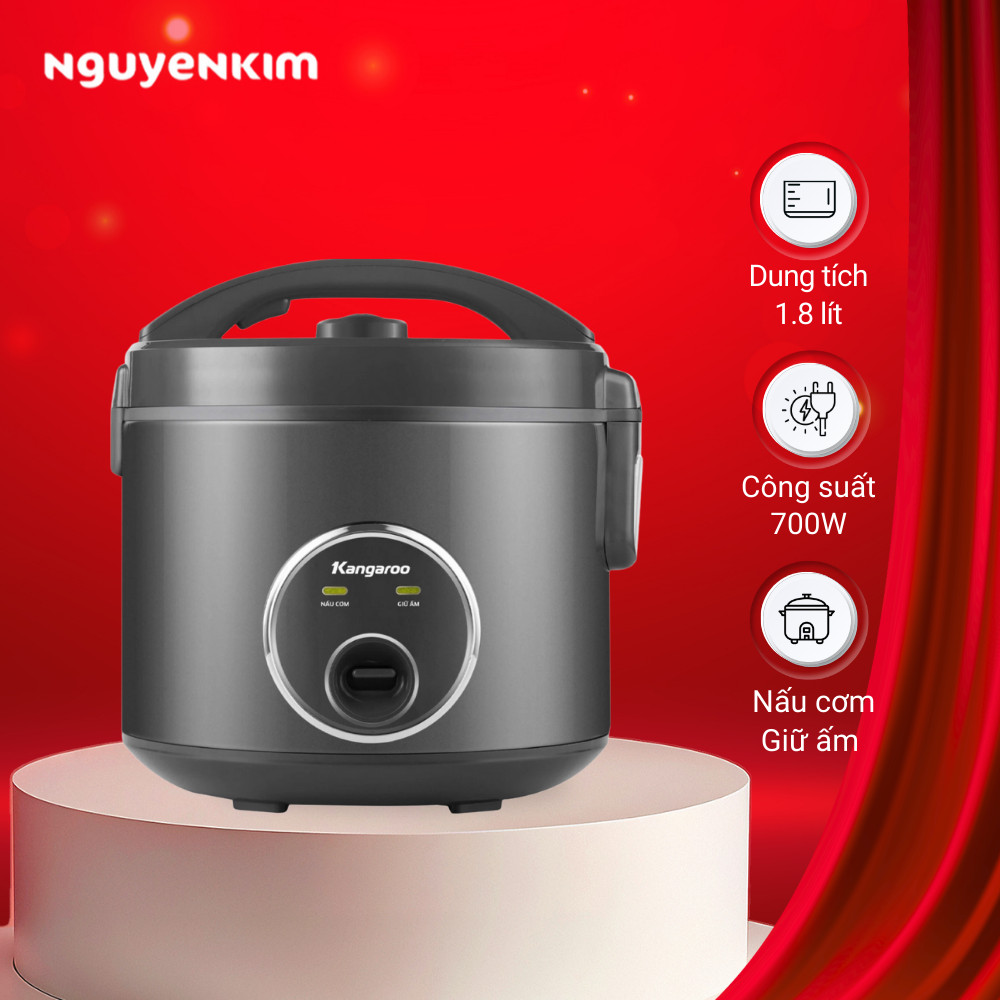 Nồi cơm điện Kangaroo 1.8 lít KGRC18M3 - Hàng chính hãng