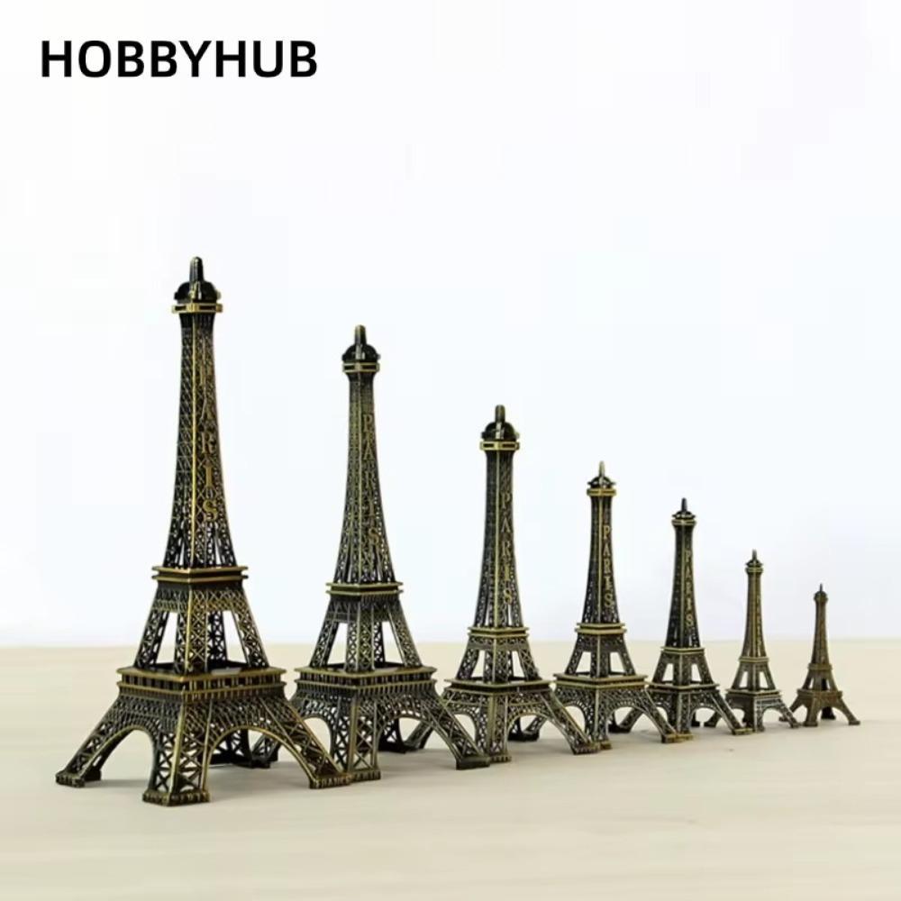 Tượng Tháp Eiffel HOBBYHUB, Mô hình tháp Eiffel thiết kế tinh tế bằng kim loại, 7 kích cỡ bằng đồng 