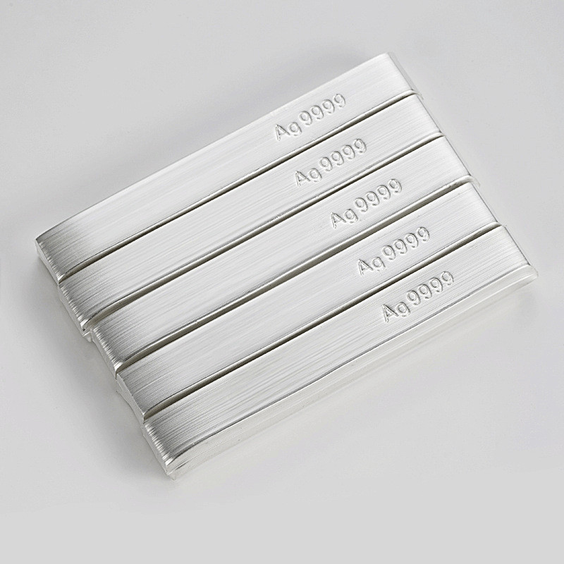 Bạc nguyên chất 9999 - Nuggets và thỏi gãy số 1 cho bộ sưu tập đầu tư, mua lại 1.15%