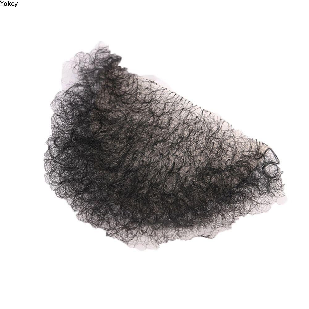 YOKEY Giả Pubic Tóc Búp Bê Silicon Nhiệt Độ Tự Nhiên Sợi Nữ Thêm Tóc Tập Vô Hình Dán