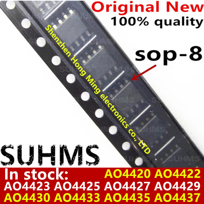 (10 chiếc) AO4420 AO4422 AO4423 AO4425 AO4427 AO4429 AO4430 AO4433 AO4435 AO4437 sop-8 Chipset