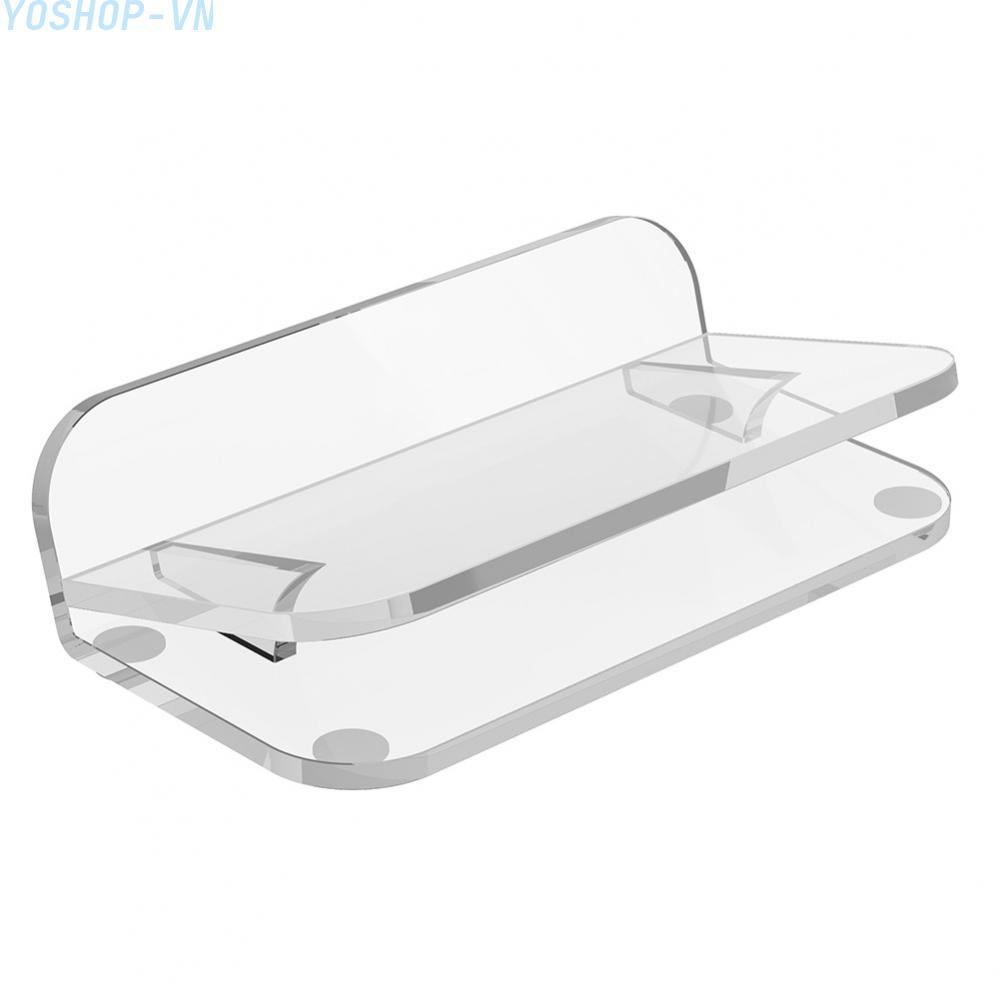 [Ysp]Compact Acrylic Desk Speaker Stands with Anti Vibration and 5 Degree Tilt Design