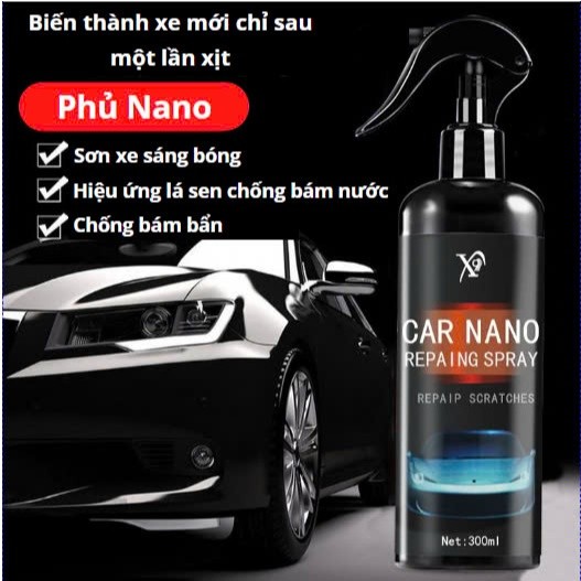 Chai phủ bóng xe Nano